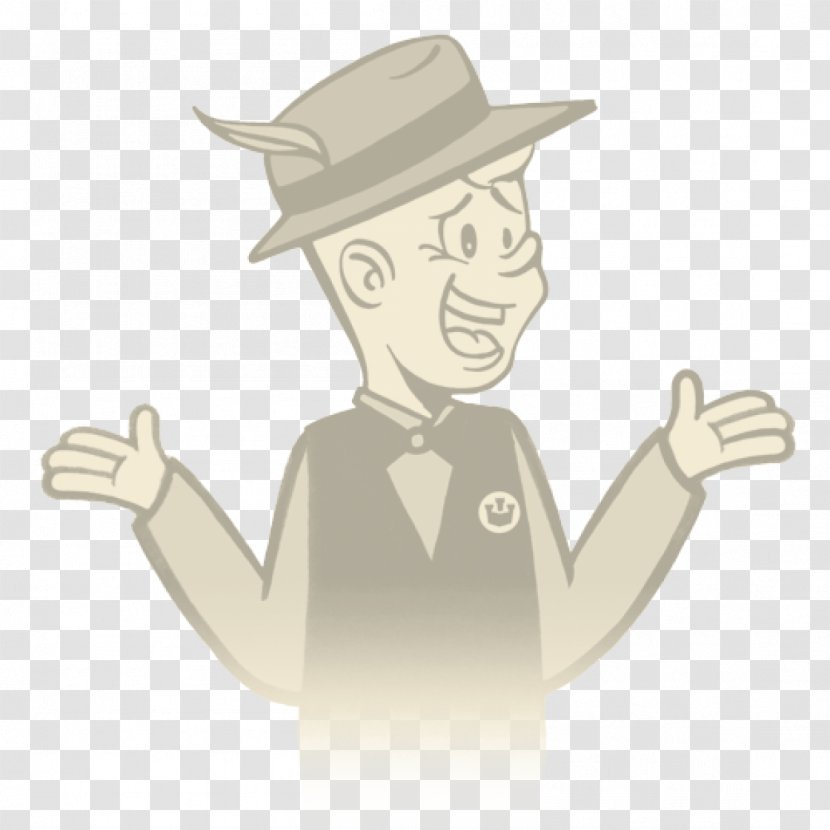 Cowboy Hat Thumb Cartoon - Animal Transparent PNG