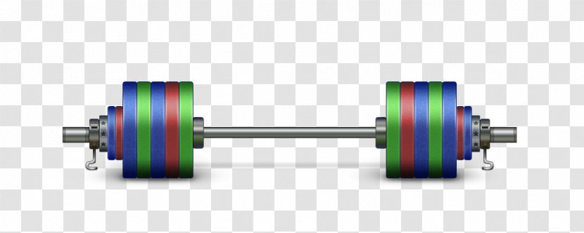 Dumbbell Olympic Weightlifting Icon - Product - Barbell Transparent PNG
