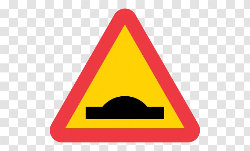 Traffic Sign Warning Speed Bump Clip Art - Light Transparent PNG