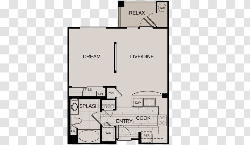 Calypso Apartments And Lofts Renting Floor Plan Price - Loft Apartment Plans 3d Transparent PNG