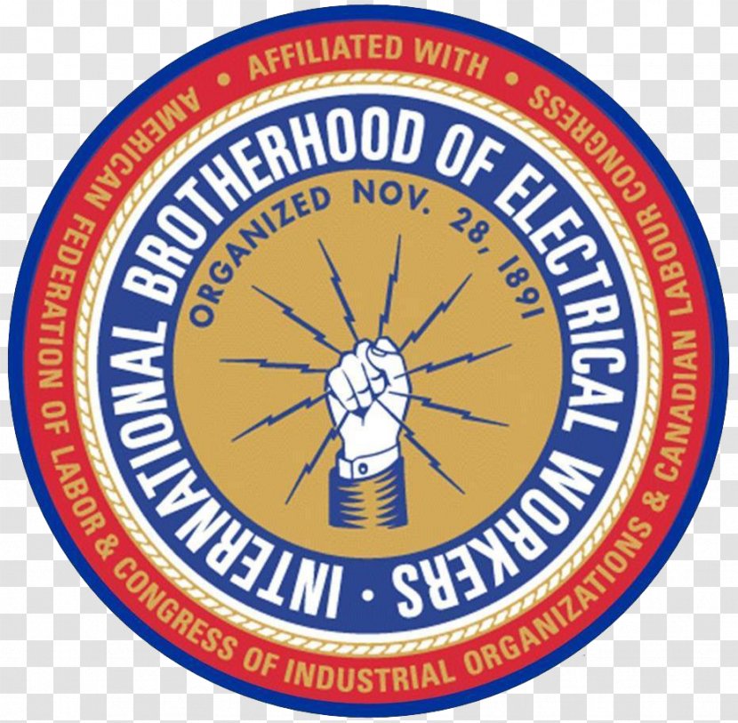 International Brotherhood Of Electrical Workers Electrician IBEW Local 965 Trade Union 712 - Logo - Brand Transparent PNG