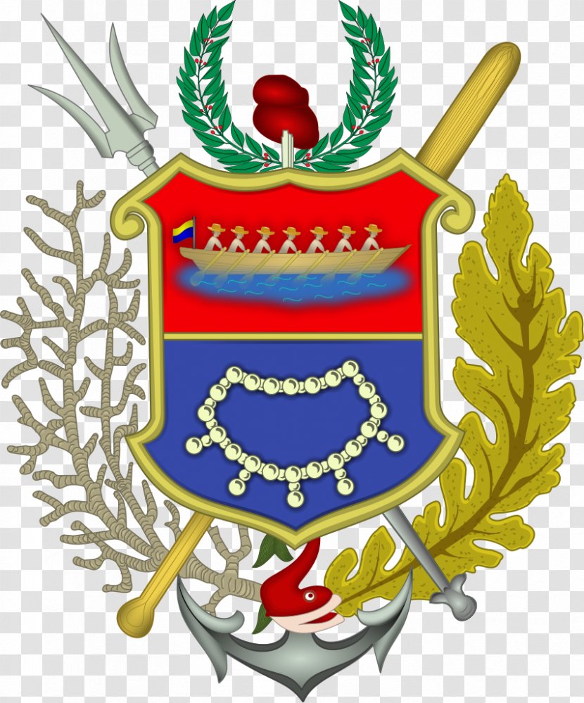 Escudo De Armas Del Estado Nueva Esparta Cádiz Coat Of Arms Venezuela - Flag - Symbol Transparent PNG