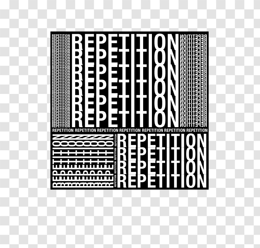 Repetition Word Letter Vocabulary Pattern - Adobe Indesign Transparent PNG