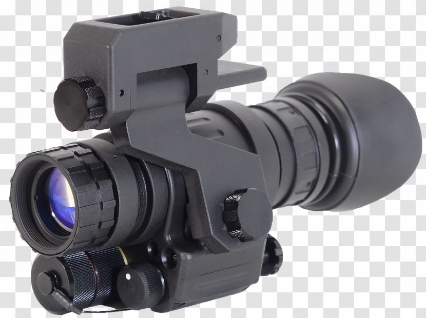 Monocular Night Vision Device AN/PVS-14 Camera Lens - Optical Instrument Transparent PNG