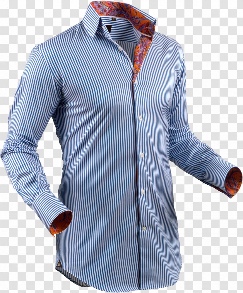 Dress Shirt Clothing Collar Button - Silhouette Transparent PNG