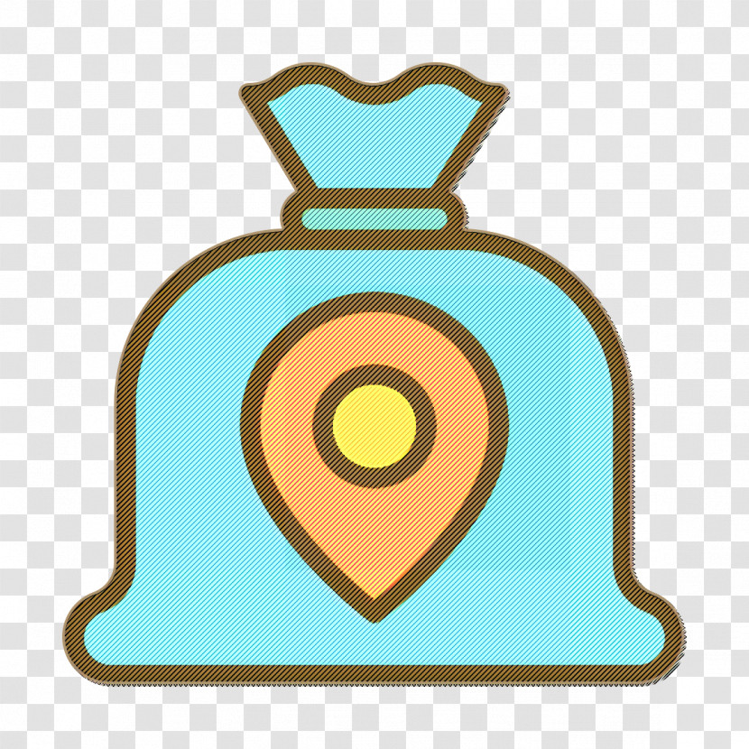Maps And Location Icon Money Bag Icon Navigation Icon Transparent PNG
