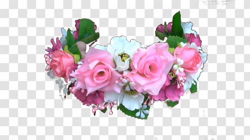 Wreath Cut Flowers Floral Design Floristry - Pink - Flower Crown Transparent PNG