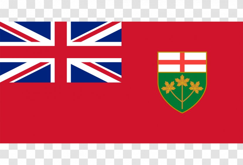 Flag Of Ontario Province Canada Provinces And Territories - Newfoundland Labrador Transparent PNG