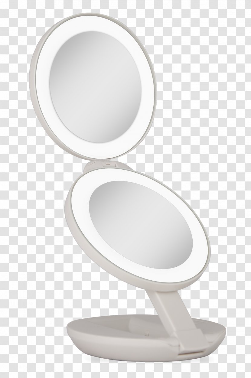 Zadro Dual LED Lighted 10X/1X Magnification Travel Mirror Conair Oval Shaped Double-Sided Makeup BE51LED Reflections Collection - Lighting - OvalLight Transparent PNG
