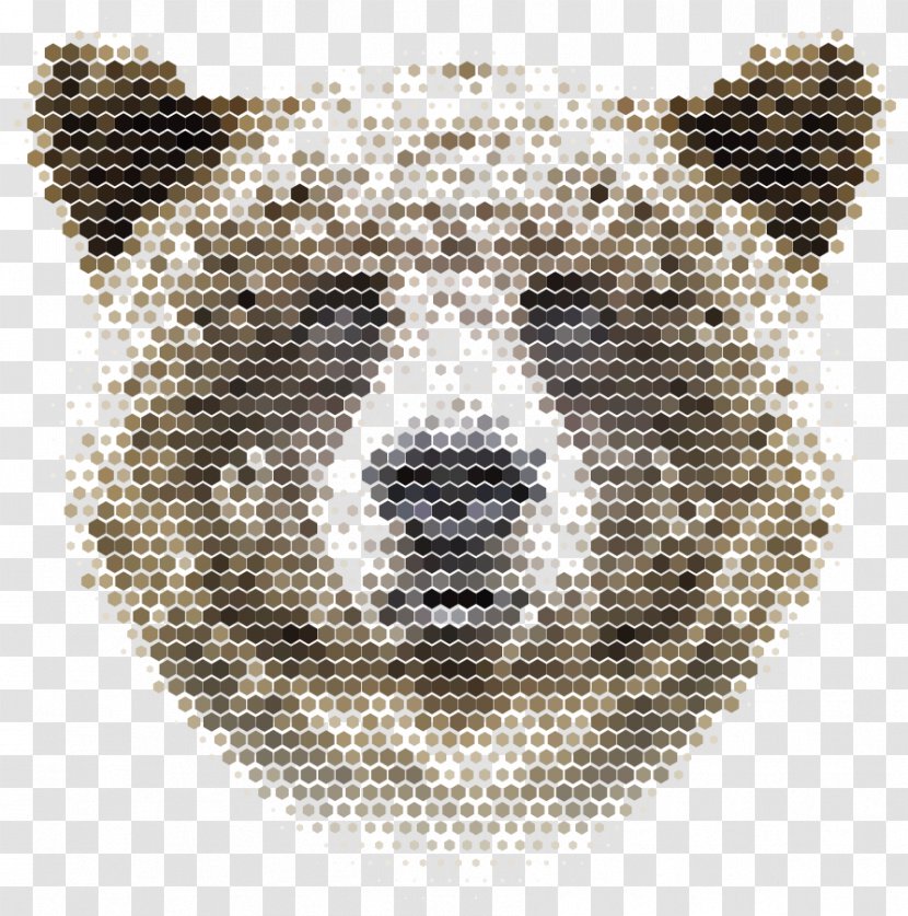 Bear Gray Wolf Geometry - Silhouette - Cartoon Polar Transparent PNG