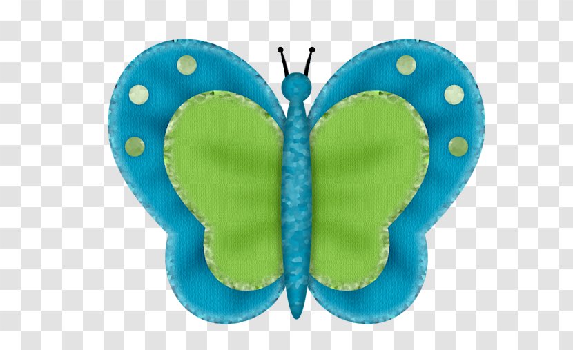 Butterfly Blue-green - Turquoise - Cartoon Transparent PNG