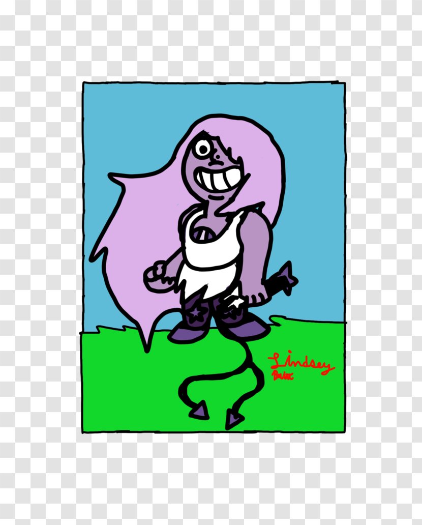 Vertebrate Visual Arts Clip Art - Steven Universe Amethyst Transparent PNG