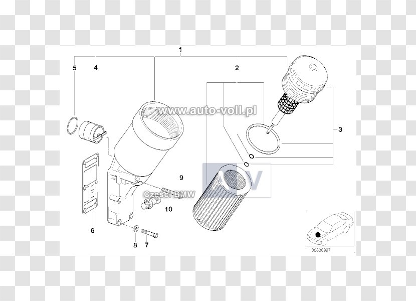 BMW 3 Series (E46) Car Oil Filter (E36) - Bmw Transparent PNG