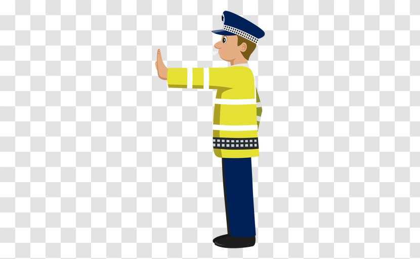 Traffic Police Officer Clip Art - Hand - Policeman Transparent PNG