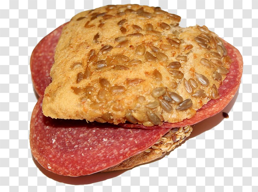 Salami Panini Breakfast Hamburger Barbecue - Sandwich - Add Ham Baking Cookies Transparent PNG