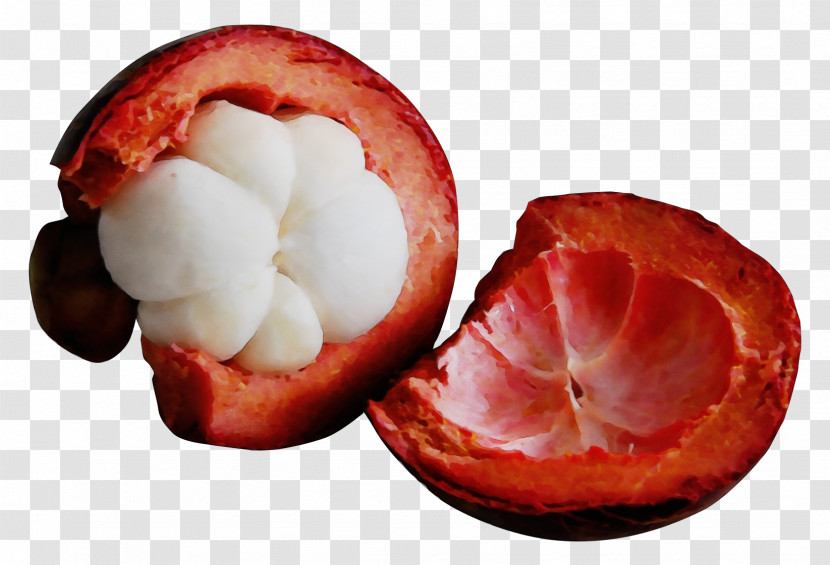 Superfood Mangosteen Fruit Transparent PNG