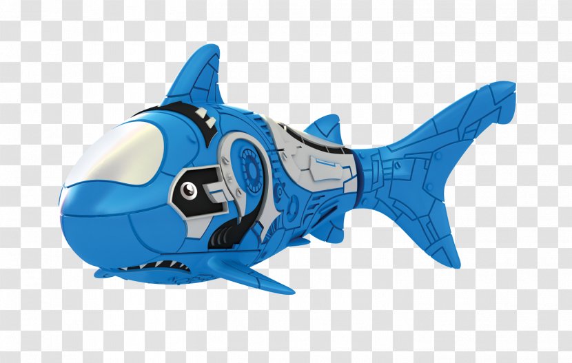 Blue Shark Fish Robot Game - Great White Transparent PNG
