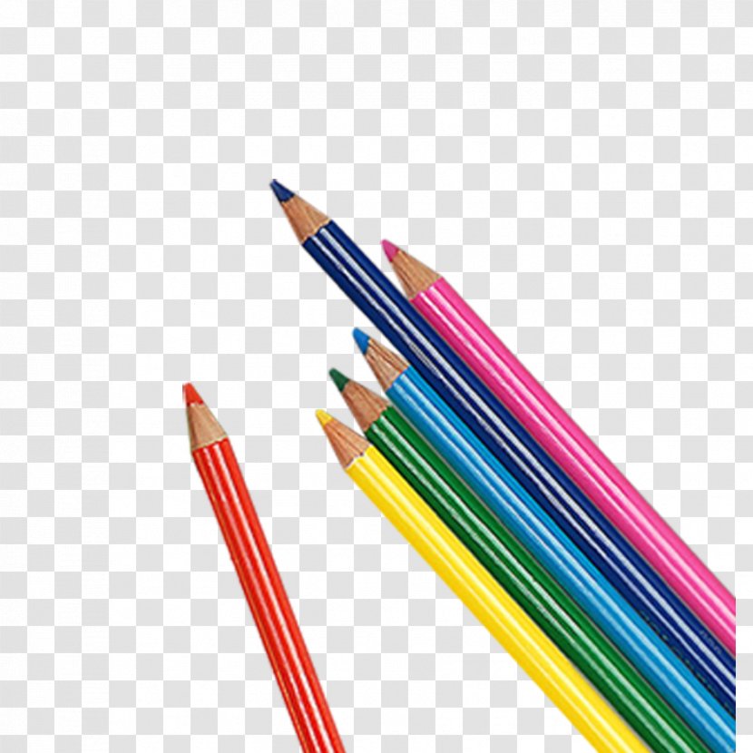 Colored Pencil Drawing - Pen Transparent PNG