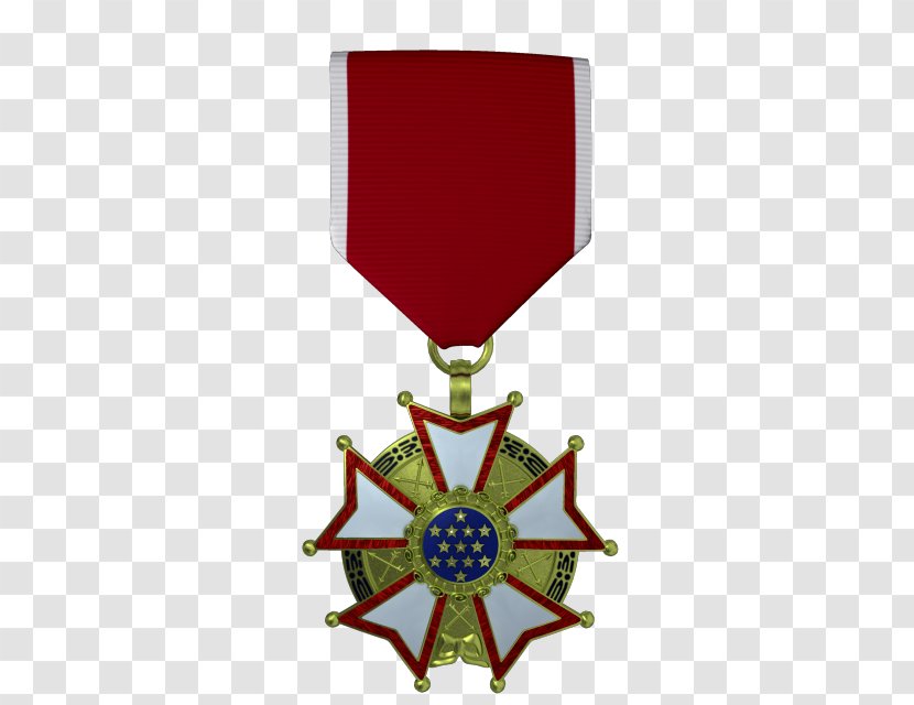 Legion Of Merit United States Armed Forces Military Awards And Decorations Medal Service Ribbon - Christmas Ornament Transparent PNG