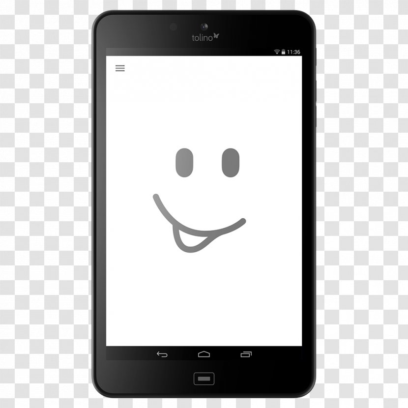 Smartphone Feature Phone EBook Reader 19.8 Cm TolinoEPOSBlack E-Readers - Communication Device Transparent PNG