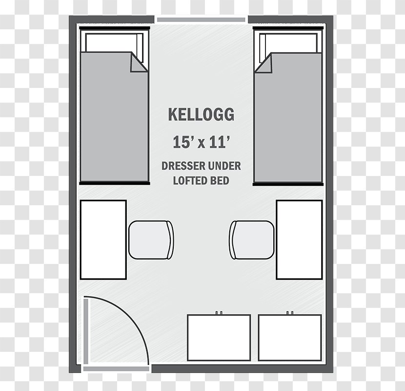 Floor Plan Dormitory House Residence Life Room Transparent PNG