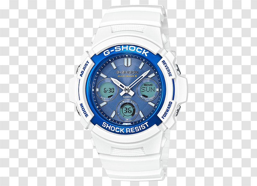G-Shock Casio Shock-resistant Watch Water Resistant Mark - White - Light Sky Transparent PNG