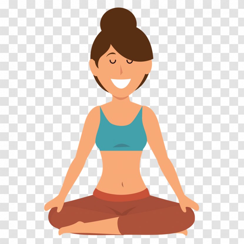 Yoga Child Woman - Frame - Practice Transparent PNG