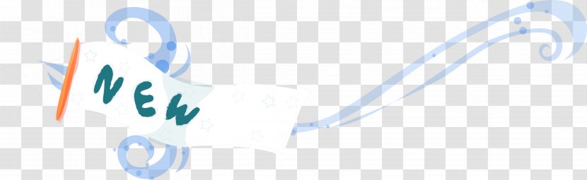 Small Fresh White Scroll - Blue - Organization Transparent PNG