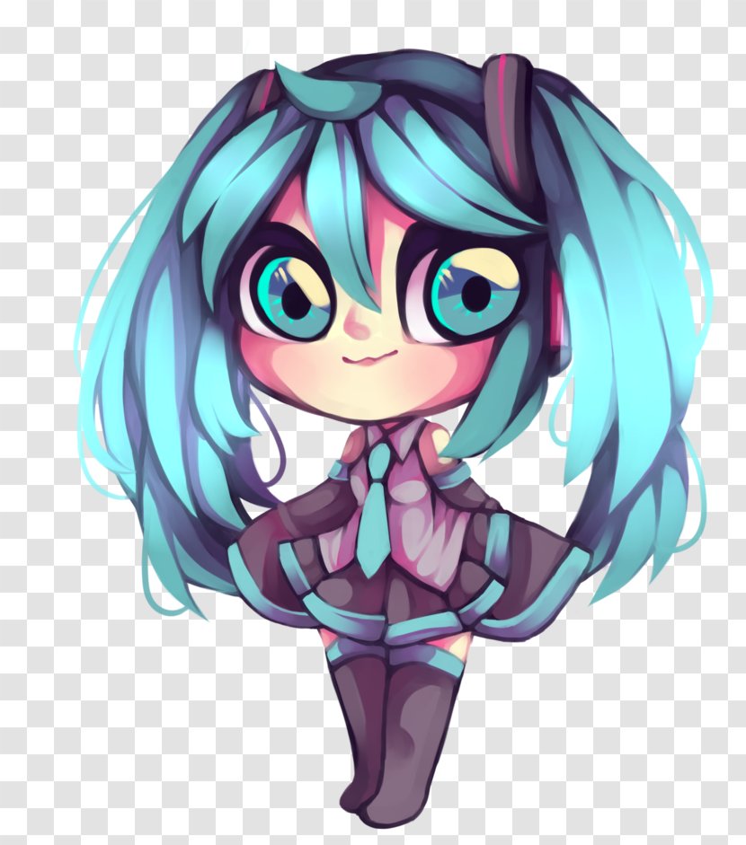 Fan Art DeviantArt - Silhouette - Hatsune Miku Transparent PNG