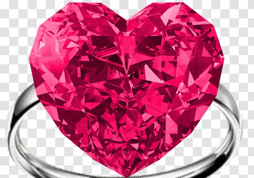 Red Diamonds Clip Art - Diamond Color - Ruby Ring Transparent PNG