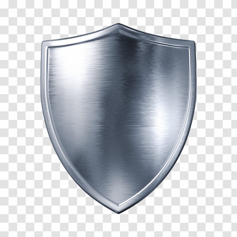 Metal Icon - 3d Rendering - Silver Shield Image Transparent PNG
