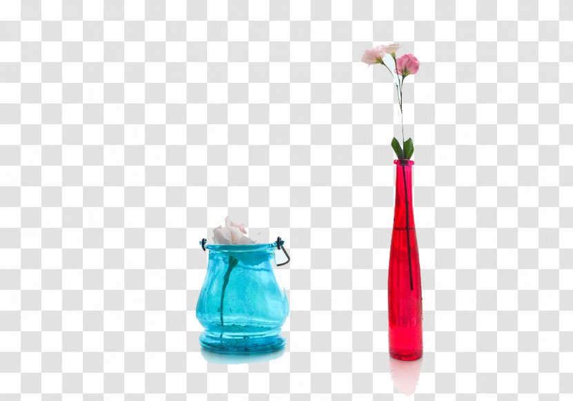 Vase Blue Euclidean Vector - Red Transparent PNG