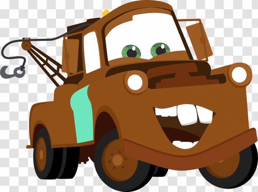 Mater Lightning McQueen Cars Doc Hudson - Car Transparent PNG