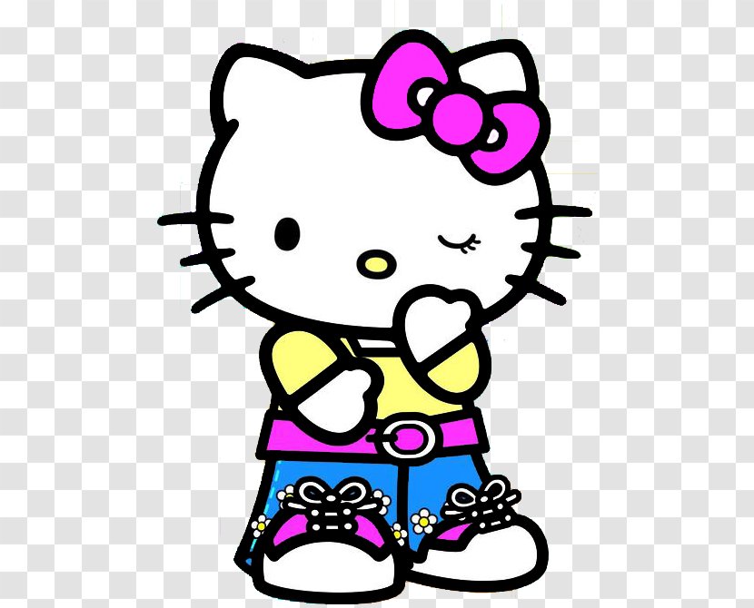 Hello Kitty Pink - Cartoon Transparent PNG