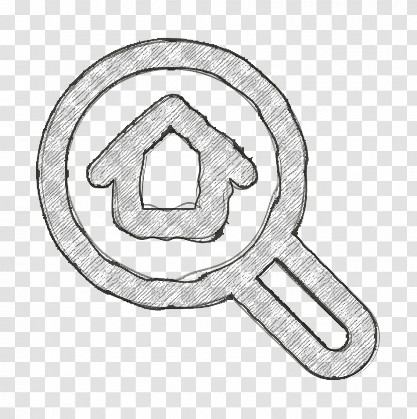 Loupe Icon Search Icon Real Estate Icon Transparent PNG