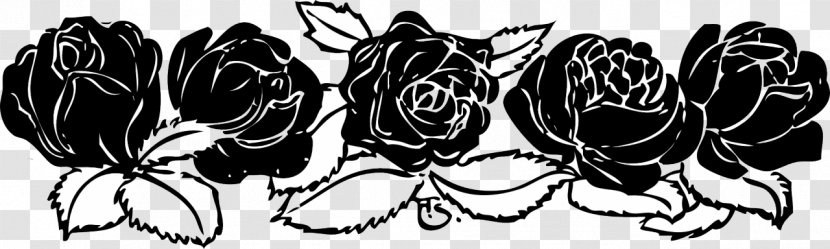Borders And Frames Clip Art Openclipart - Plant - Large Rose Backgrounds Transparent PNG