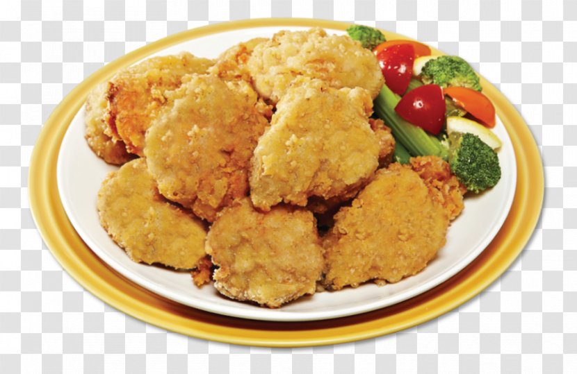 Chicken Nugget Deep Frying Pakora Fried - Vegetarian Food Transparent PNG