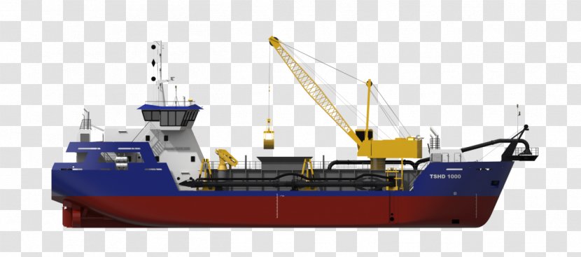 Dredging Vessel Trailing Suction Hopper Dredger Ship Suceuse - Motor Transparent PNG