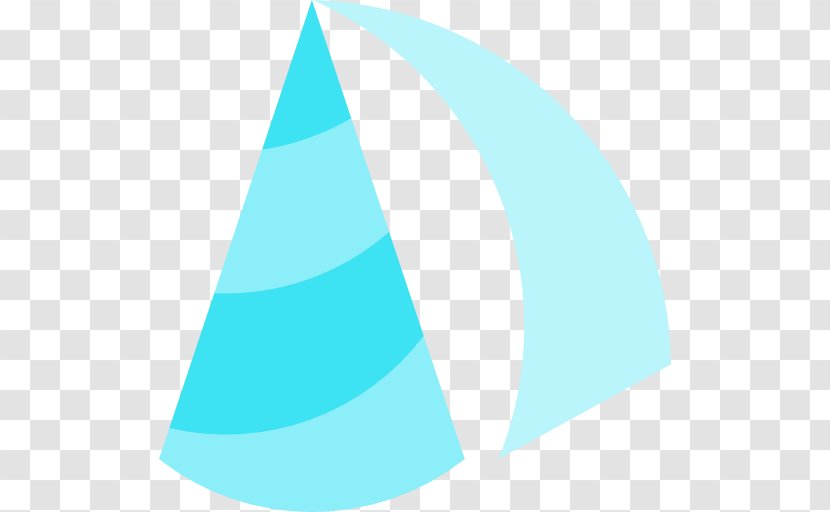 Line Triangle - Aqua Transparent PNG