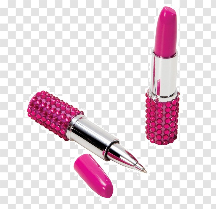 Lipstick Marker Pen Desk Notebook - Drawing Transparent PNG