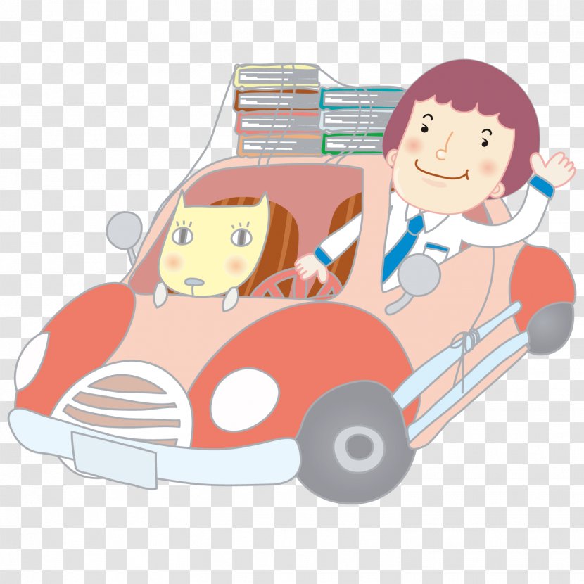 Cartoon Download Illustration - Estudante - Driving The Driver Transparent PNG
