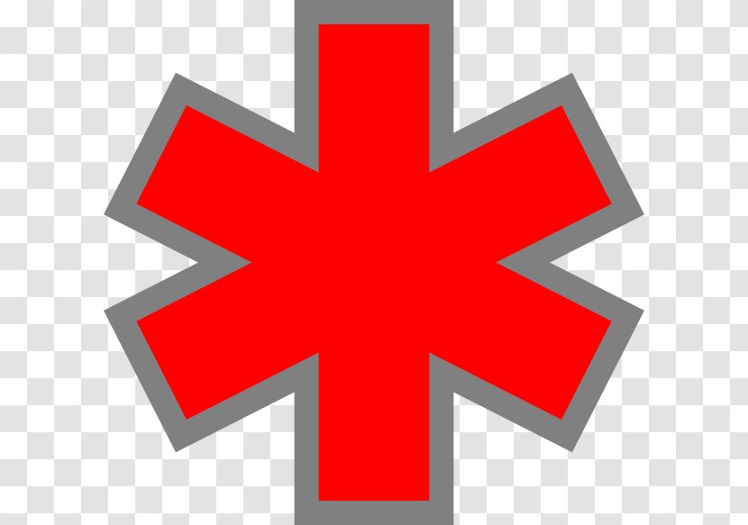 Product Design Graphics American Red Cross Line - International And Crescent Movement - Star Of Life Transparent PNG