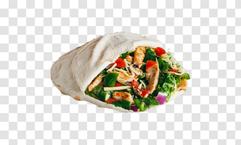 Pita Gyro Vegetarian Cuisine Shawarma Burrito - Watercolor - Salad Transparent PNG