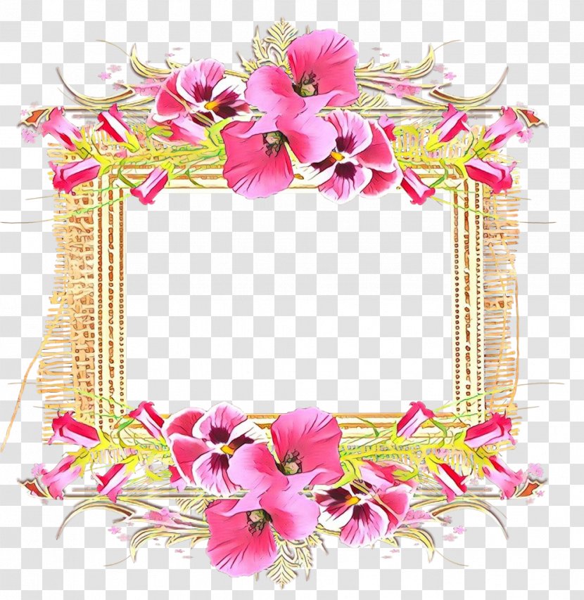 Picture Frame - Floral Design - Twig Transparent PNG