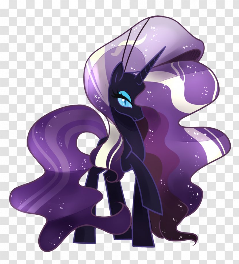 Rarity Princess Luna Pony Butterfly Drawing - Violet Transparent PNG