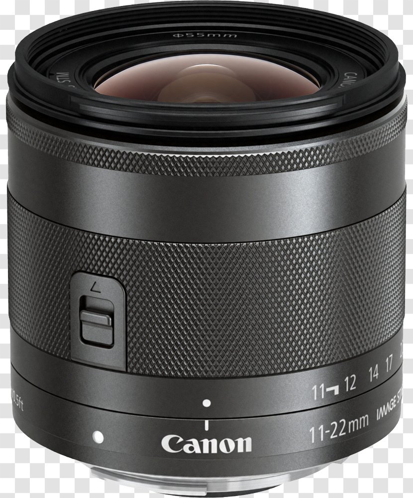 Canon EF Lens Mount EOS M EF-M 11–22mm - Wideangle - Camera Transparent PNG