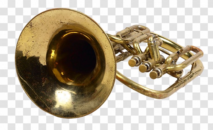 Tuba Musical Instrument Wind Trombone Cornet - Flower - Metal Instruments Transparent PNG