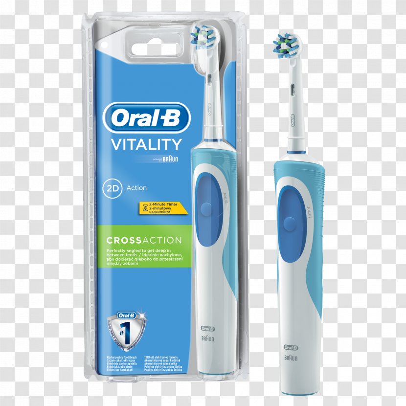 Electric Toothbrush Oral-B Vitality CrossAction Pro 2000 - Oralb Transparent PNG