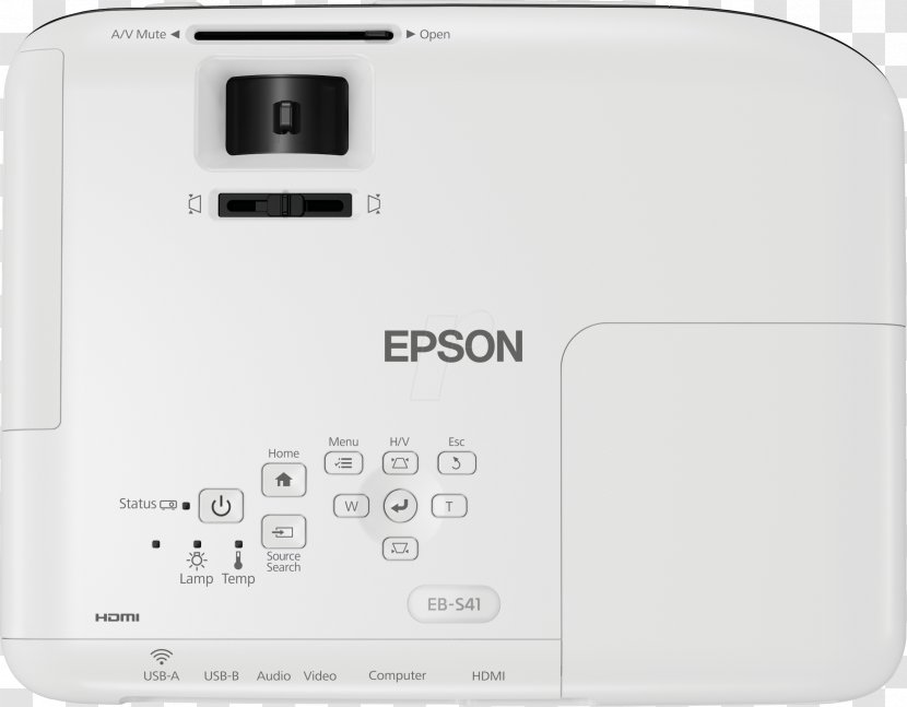 3LCD Multimedia Projectors Epson EB-U42 WUXGA - Wireless Access Point - Projector Transparent PNG