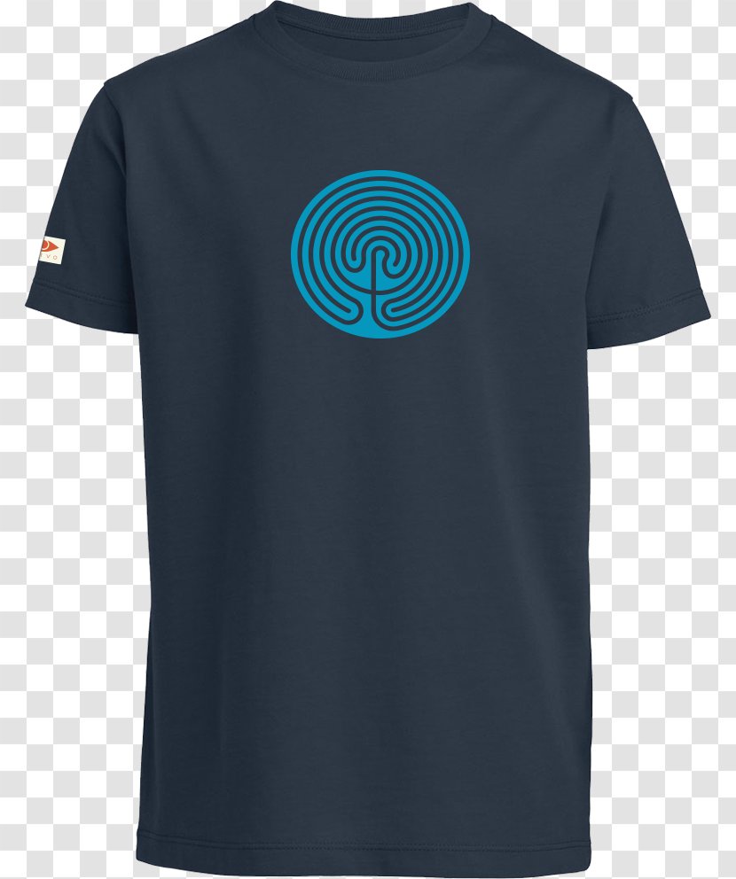 T-shirt Cotton Sleeve Blue Modaali - Nature Transparent PNG